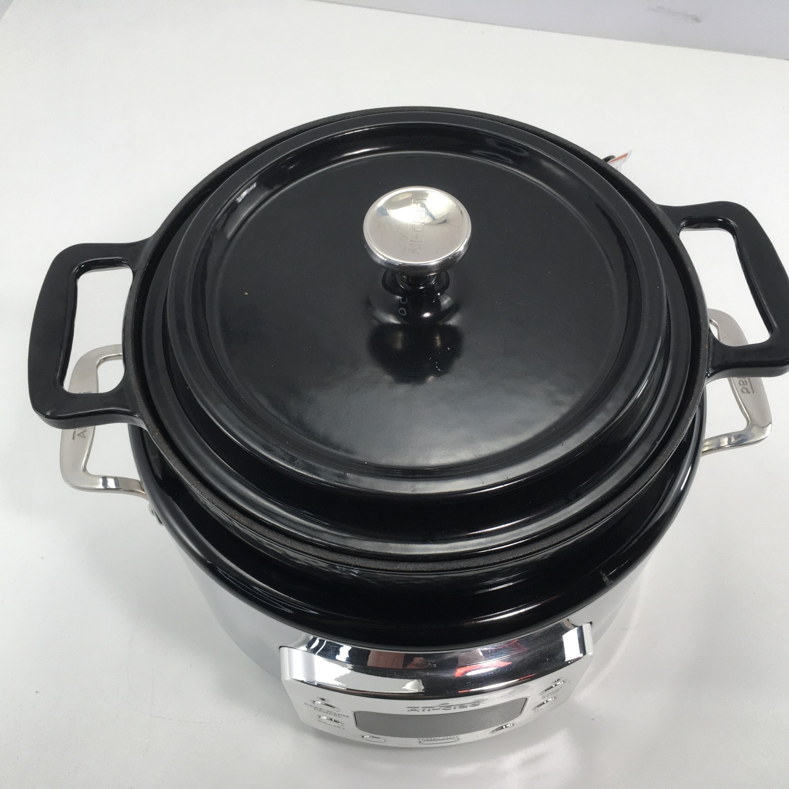 All-Clad Serie SC10 SD922D51 6-in-1 Slow Cooker Cast Iron Dutch Oven 5qt