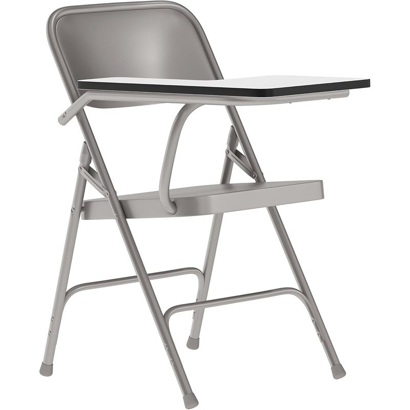 Steel Folding Chair W/ Tablet Arm Classroom Office Study Group Work Seating New