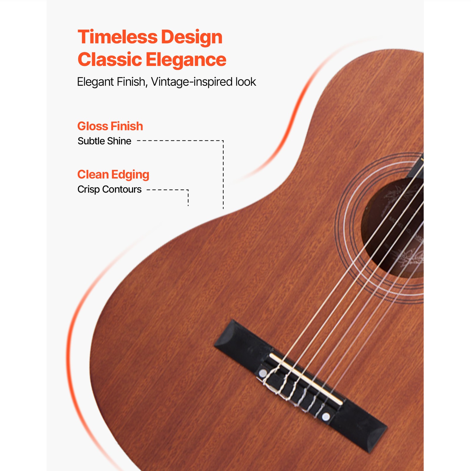Uimoso 36-Inch Classical Guitar Starter Kit with Nylon Strings for Beginners
