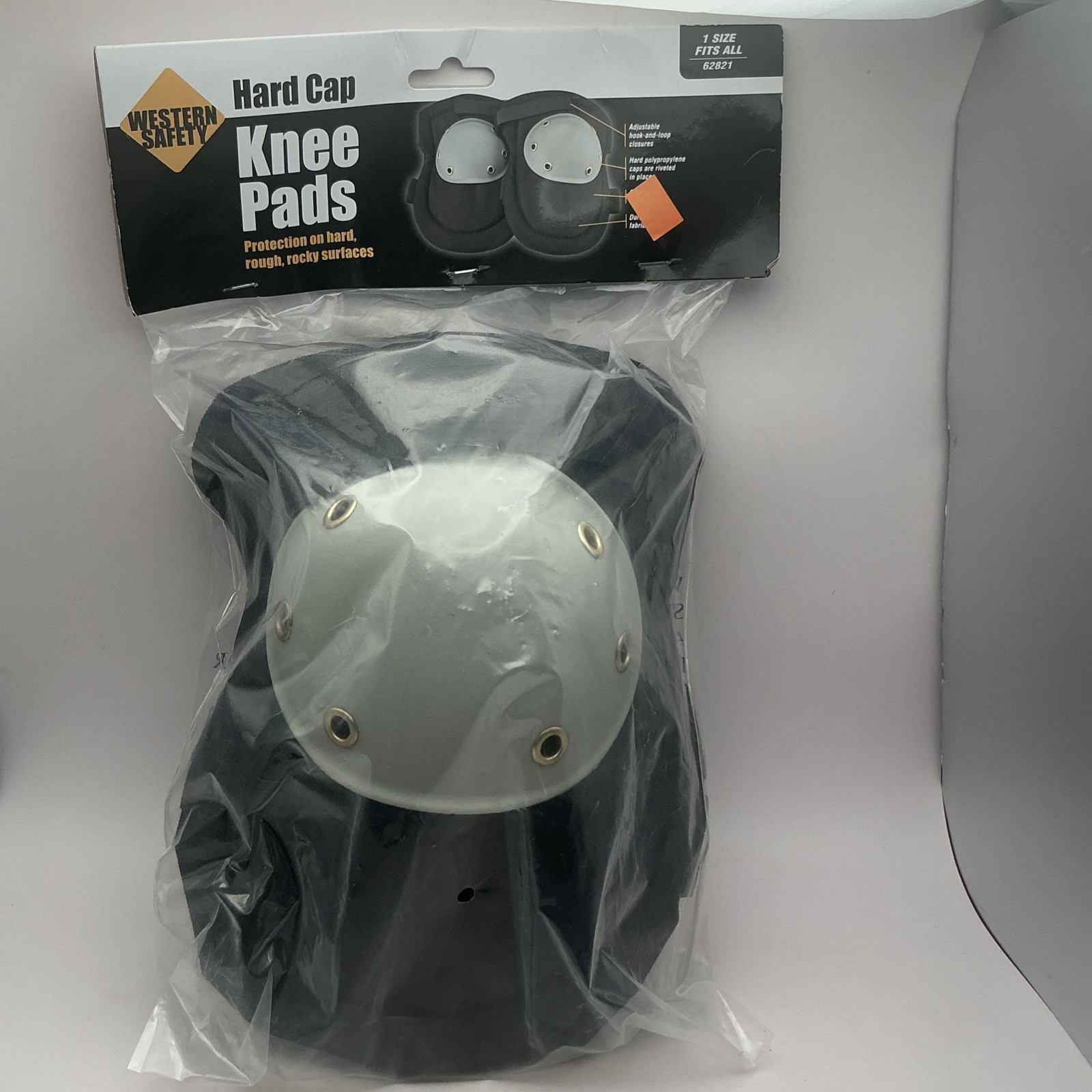 Brand New Western Safety Hard Cap Foam Padded Knee Pads - Model 62831