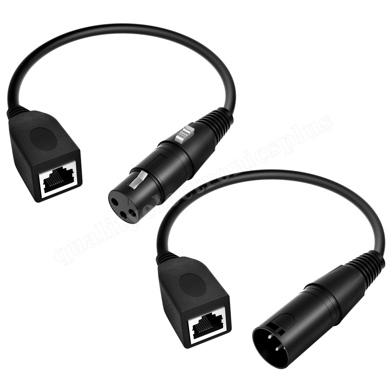 1 Set XLR 3Pin to RJ45 Connector DMX Cable for Stage DMX-CON Controller Series