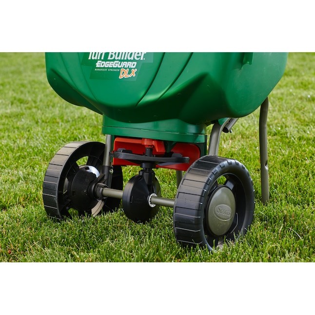 Scotts Turf Builder EdgeGuard DLX Broadcast Spreader 46-lb Capacity Compatible