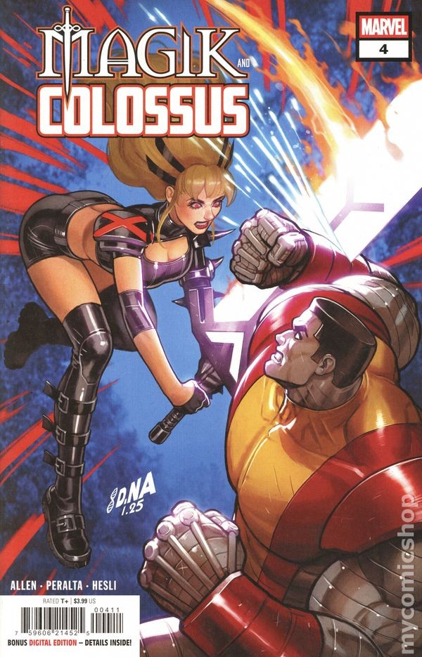 Magik and Colossus #4A NM 2026 Stock Image