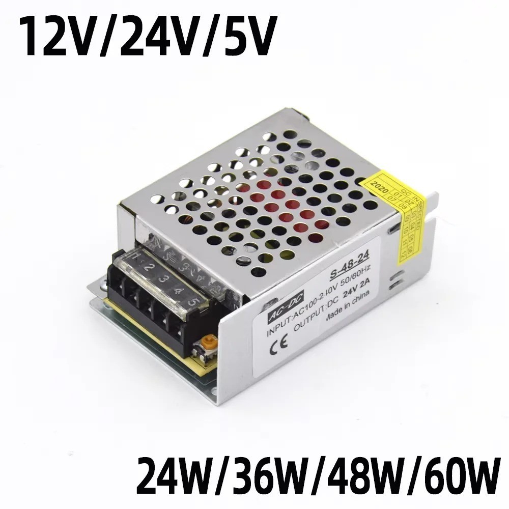 Switch Power Supply Transformer AC 110V To DC 5V 12V 24V Adapter For LED Strip