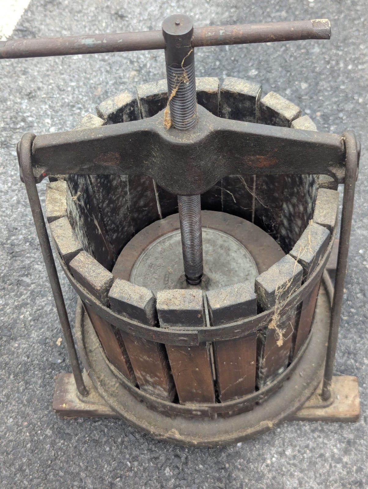 BROWNEE Hydro-Jack Wooden Wine Press Fruit Grape Juicer Cider Press