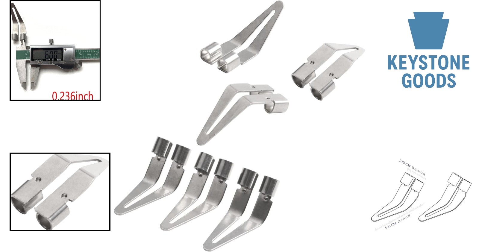 6 Pack Plastic Welding Tips for Bumper & Plastic Repairs