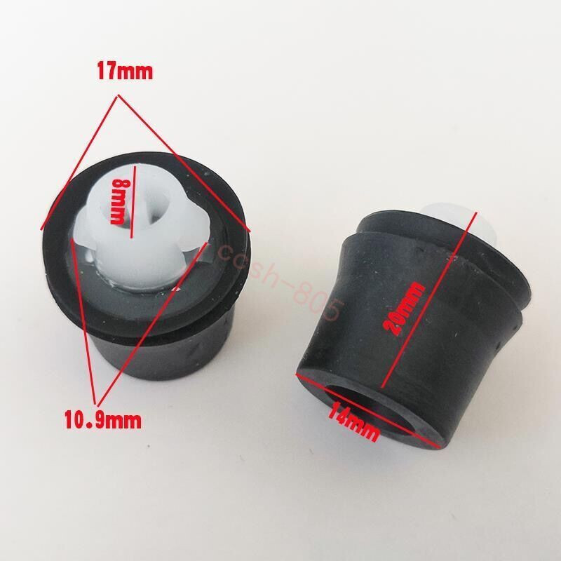 5 Pcs Car Bumper Hood Door Damper Rubber Buffer For Toyota