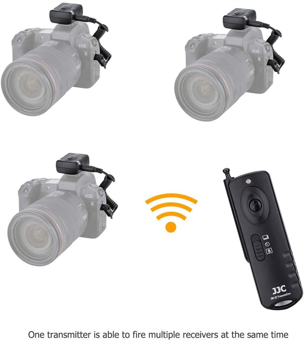 Wireless Shutter Remote Control for Canon EOS R5 7D 6D 5D Mark IV III II 5DS R