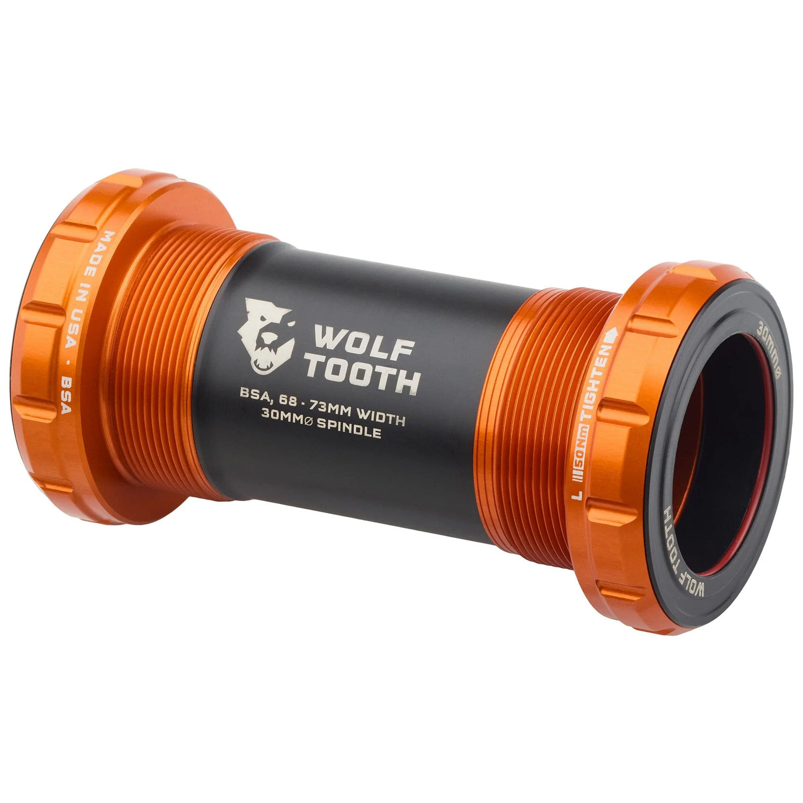 Wolf Tooth 29mm BSA Bottom Bracket - Durable Aluminum, Chrome Steel Bearings,