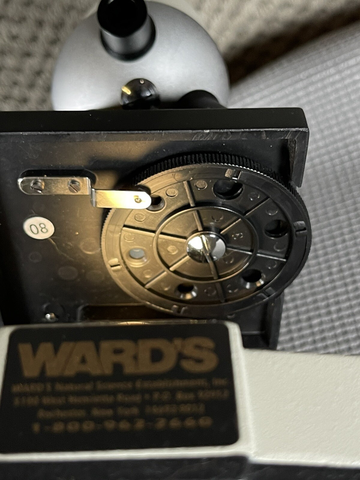Wards 24-2130 Microscope with objectives 4x, 10x, 40x Walter WF10X