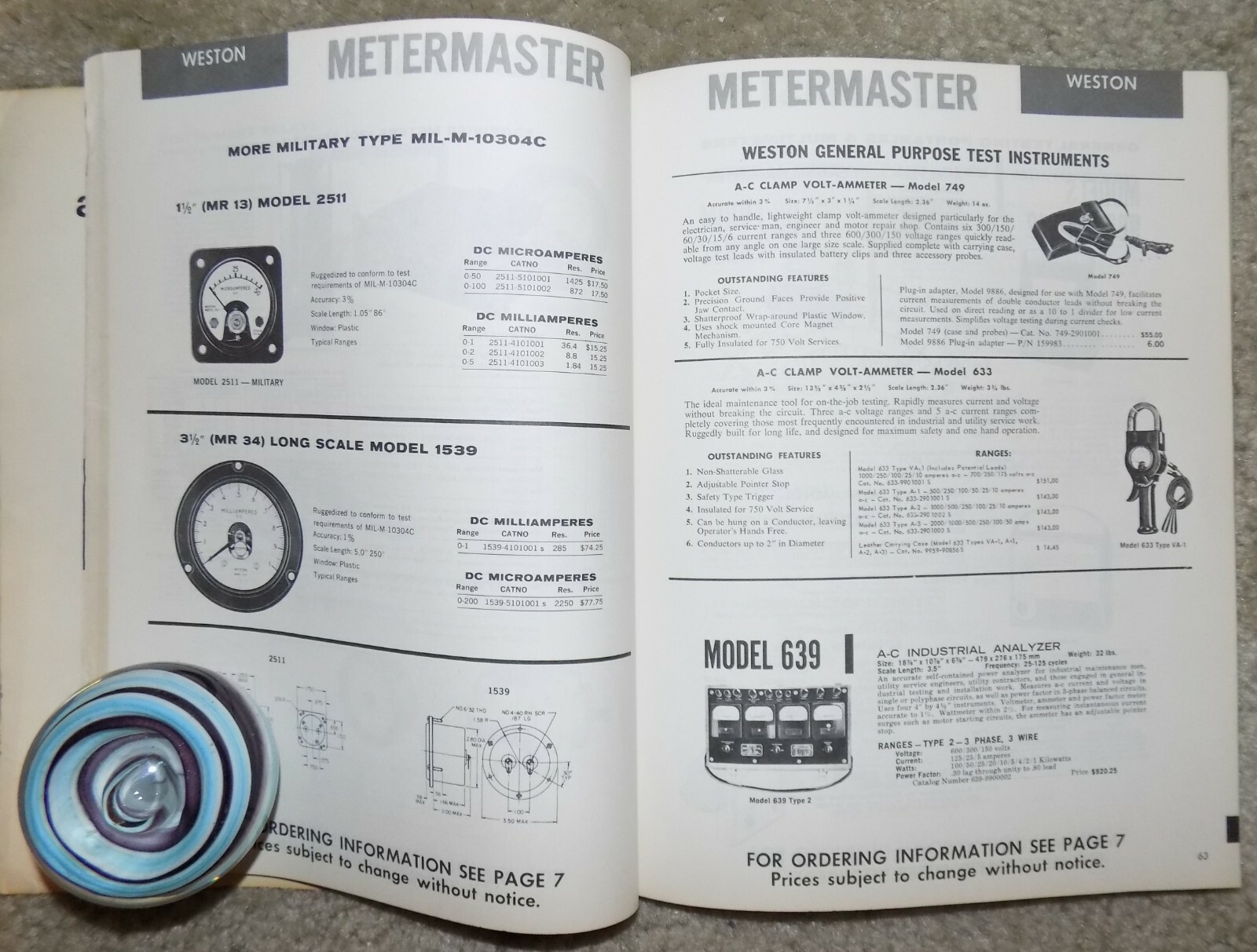 METERMASTER CATALOG 1968/1969