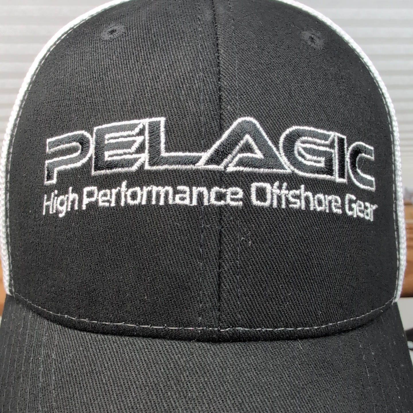 Pelagic High Performance Offshore Gear Fishing Angler Strapback Hat Cap NWT