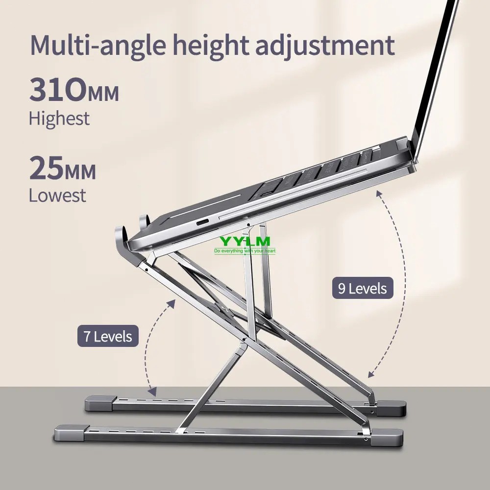 Laptop Stand Aluminum for Macbook Adjustable Portable More Stabe Laptop N3-N8