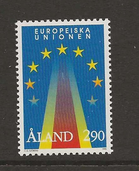 Aland Finland 1995 EU membership MNH (f99)