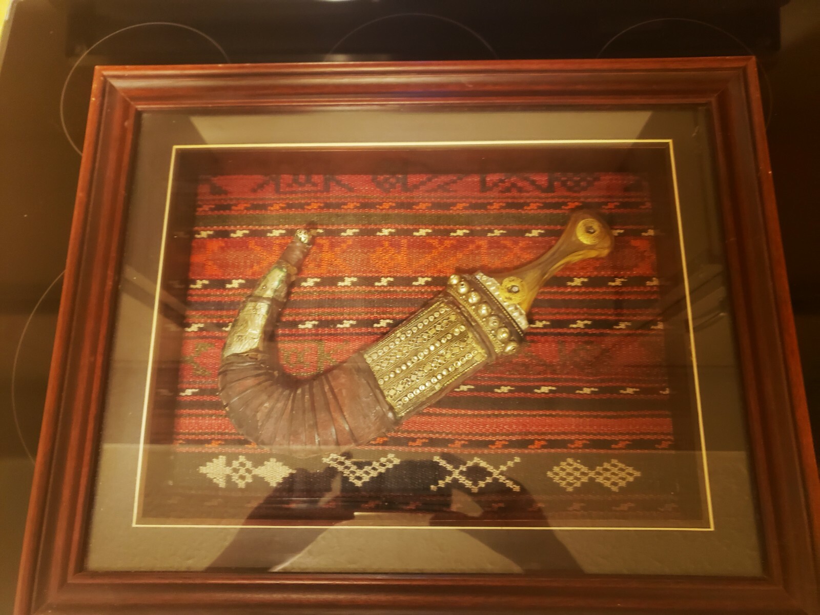 Framed Persian Dagger