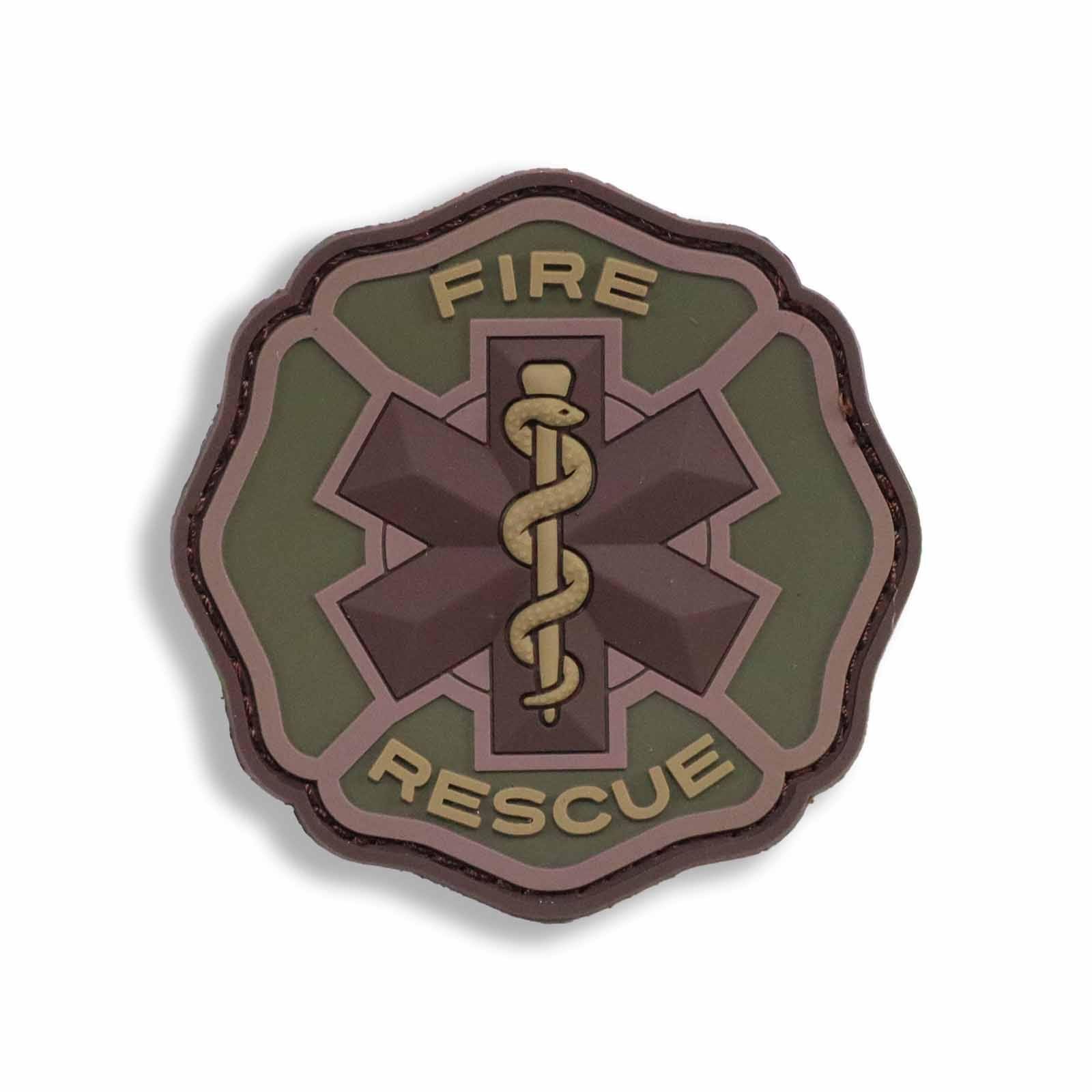 Mil-Spec Monkey Fire Rescue PVC Patch