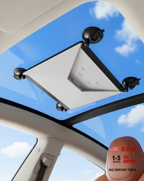 Starlink Mini Suction Cup Mount, Universal Starlink Mini Accessories with Black