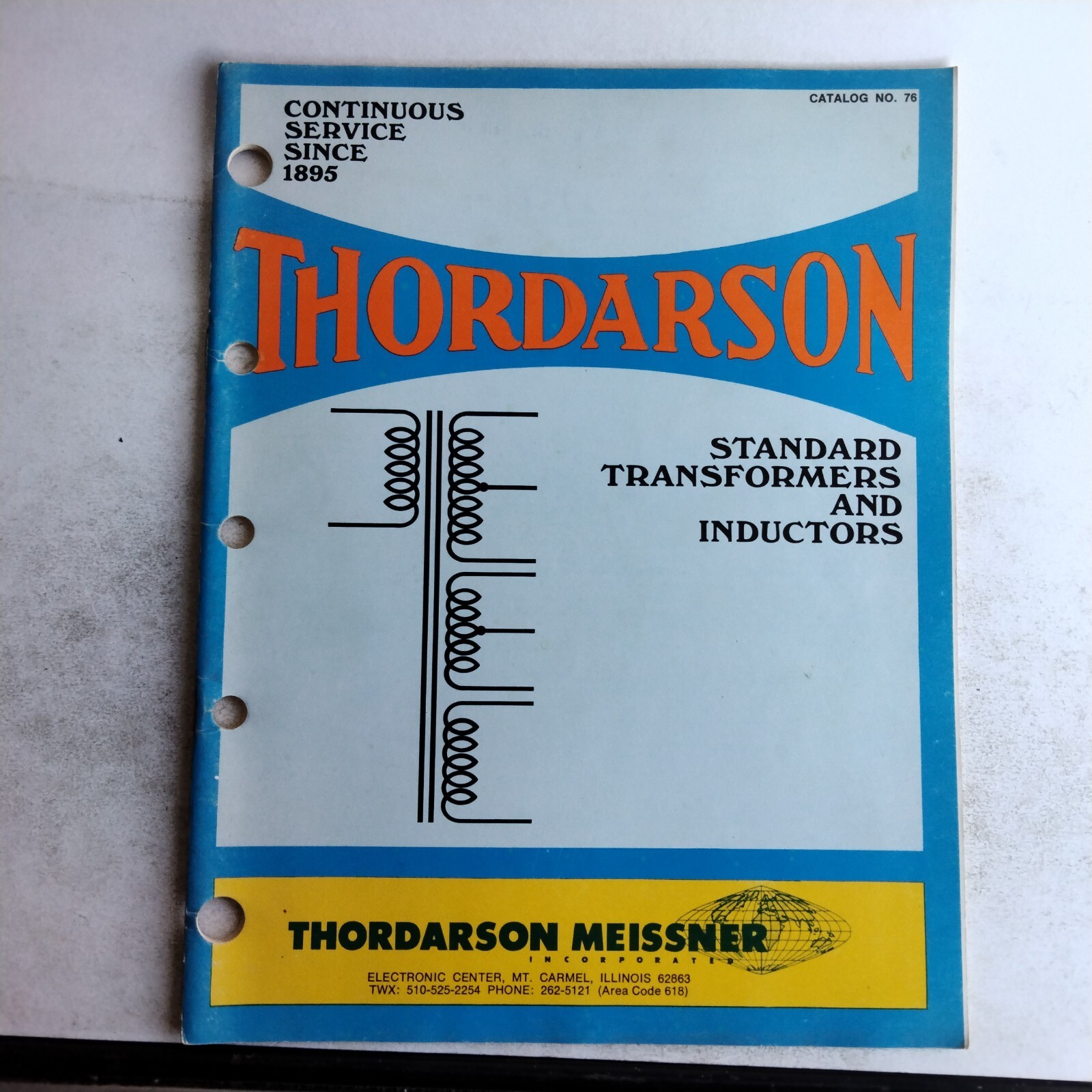 Thordarson Standard Transformers And Inductors Catalog Number 76 Data Sheets