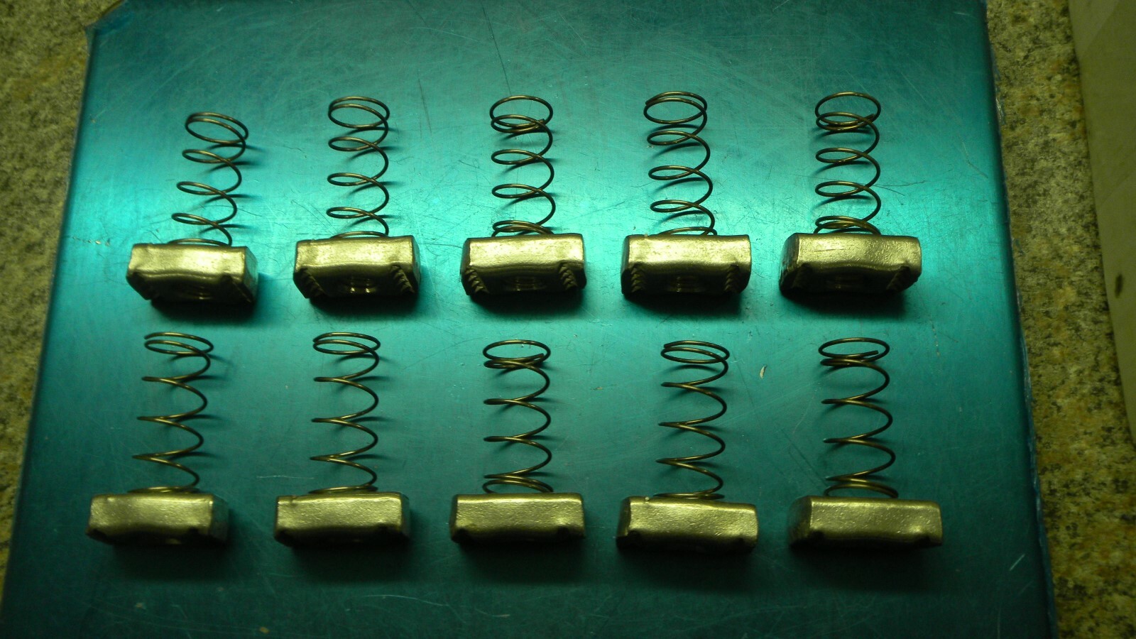 1/2-13, #316 Stainless Steel Spring Nuts  (QTY. 10)