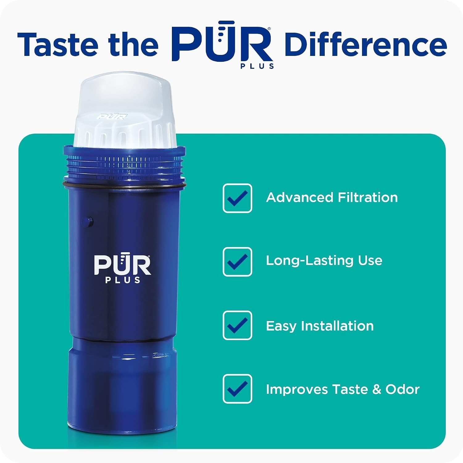 **NEW - PUR PLUS Water Replacement Filter For Pitcher - 3 Pack PPF951K
