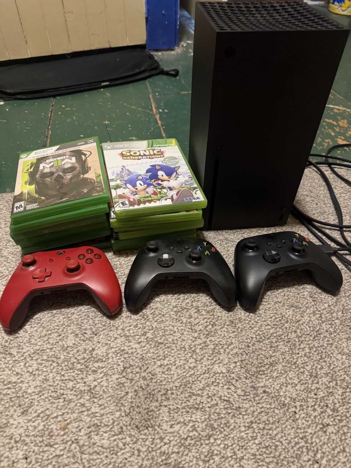 Xbox Series X 1TB Console + 3 Controllers + 13 games