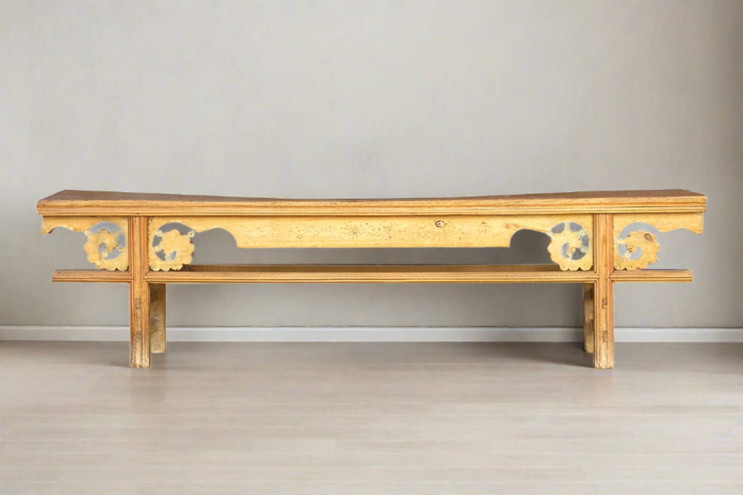 Asian Provincial Elm Bench