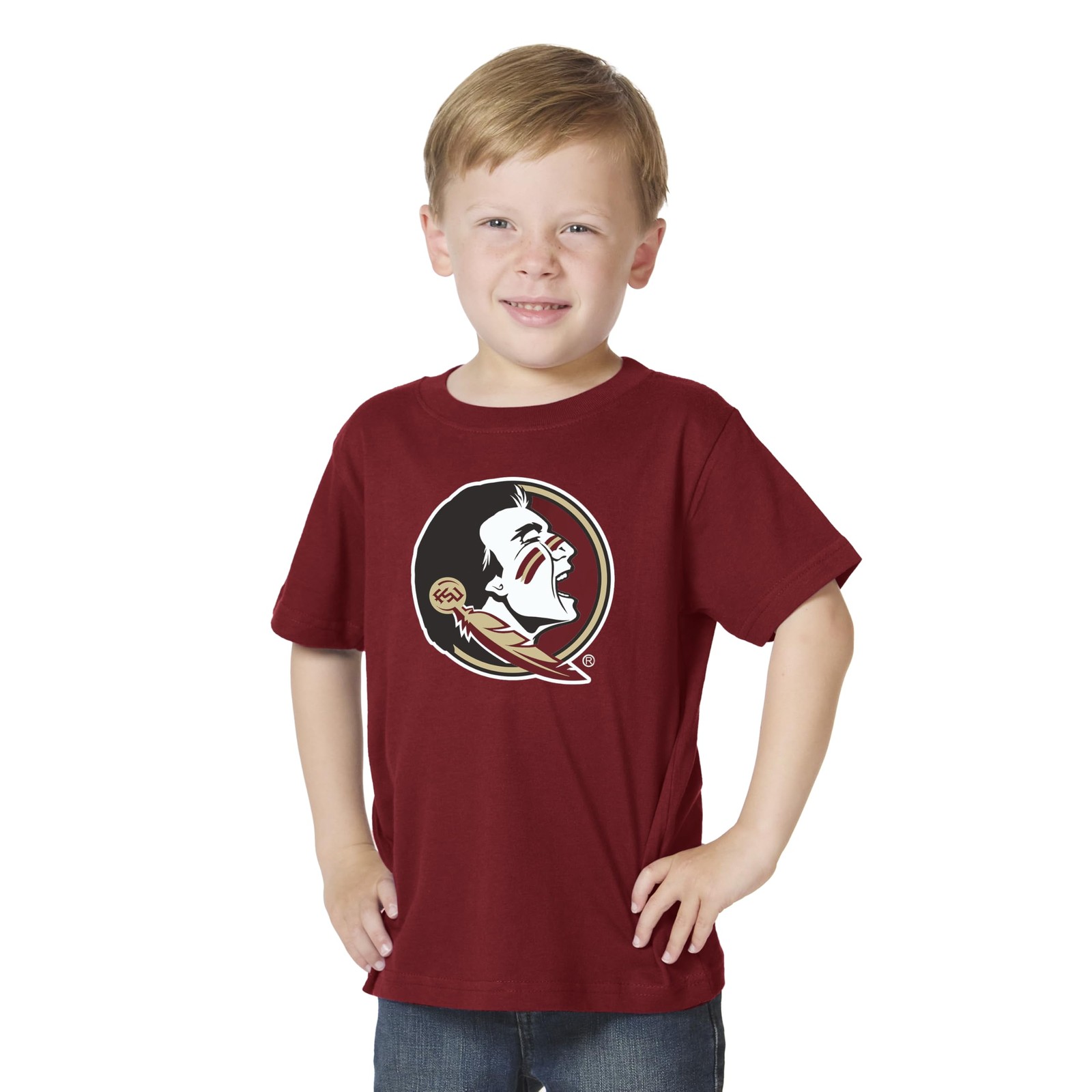 Little King NCAA Toddler Big Logo T-Shirt - Florida State - 100% Cotton