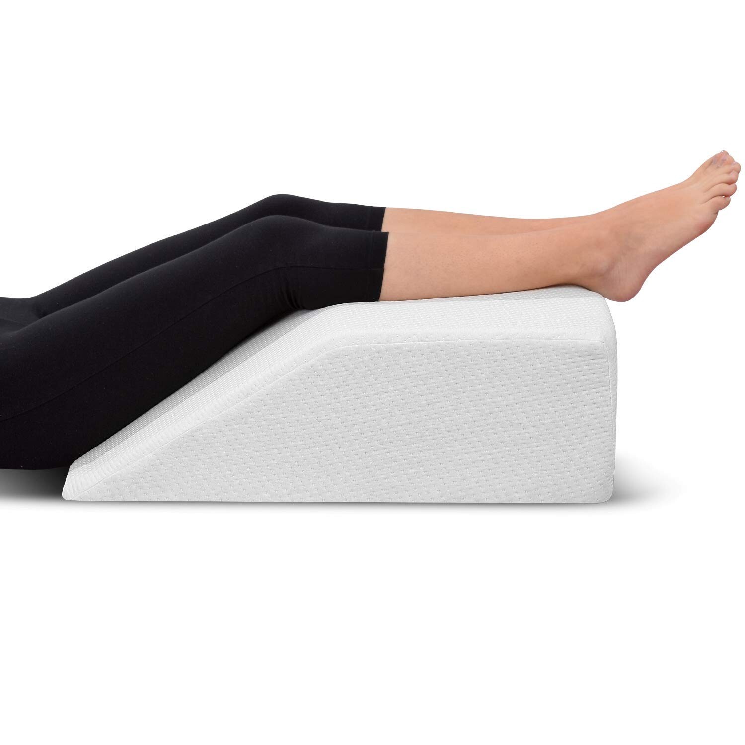 Ebung Memory Foam Leg Elevation Pillows - Leg Support Pillow to Elevate Feet,...