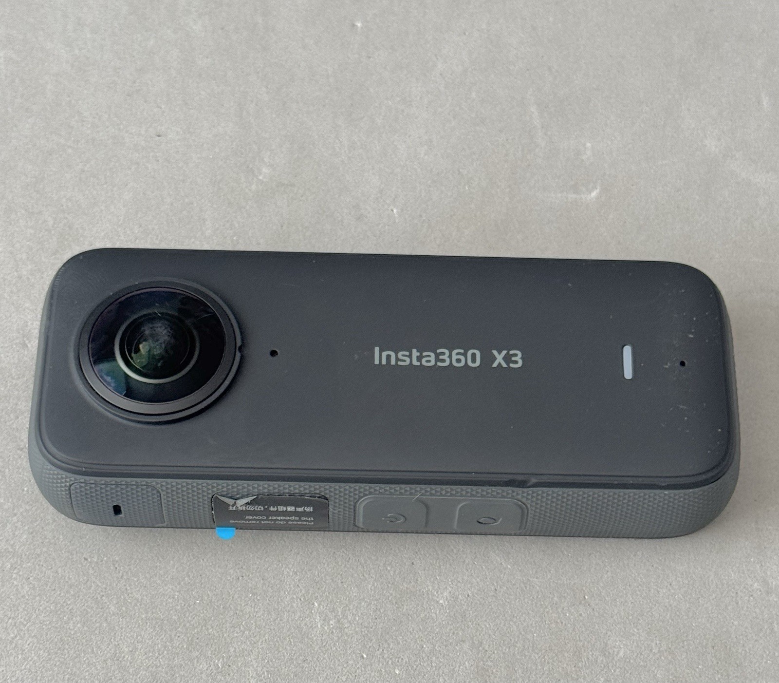 Insta360 X3 Action Camera 4K Waterproof w/Battery *Scratches on Lens*