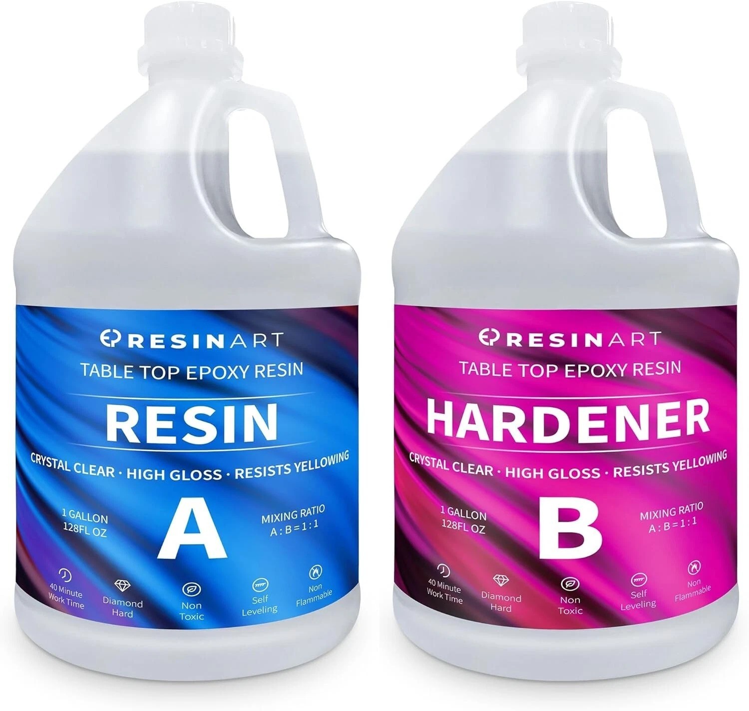 High Gloss Epoxy Resin – Versatile 2 Gallon Craft Kit for Professional Artists