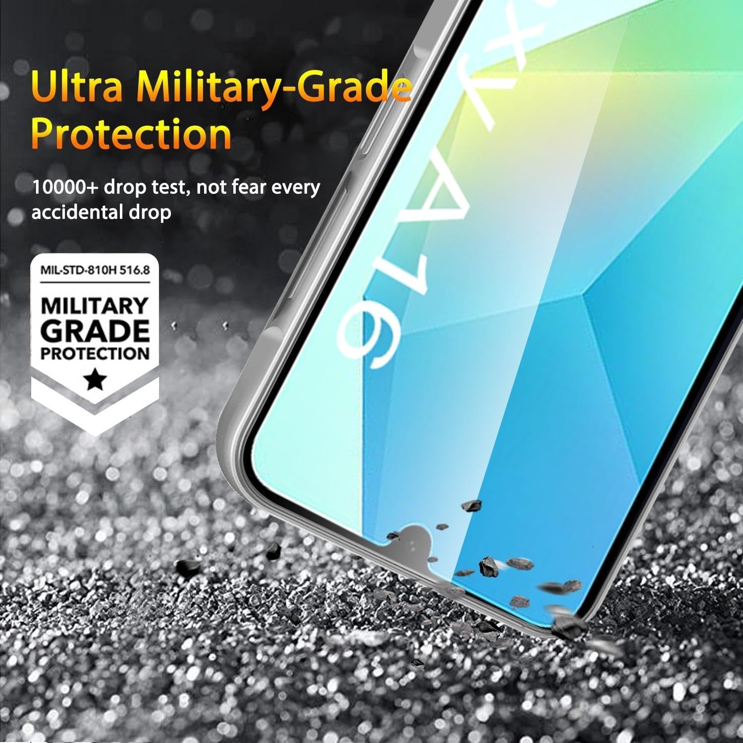 3 Pack Screen Protector for Samsung Galaxy A16 4G/5G + 3 Pack Camera Lens Protec