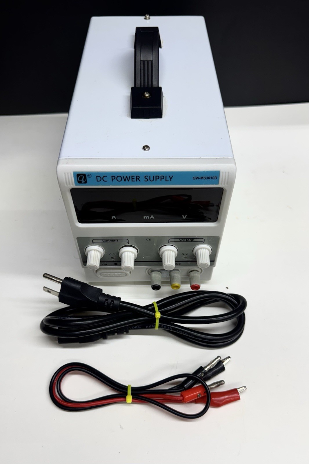 Digital Adjustable DC Power Supply Stabilizer Model QW-MS3010D ** Tested Works