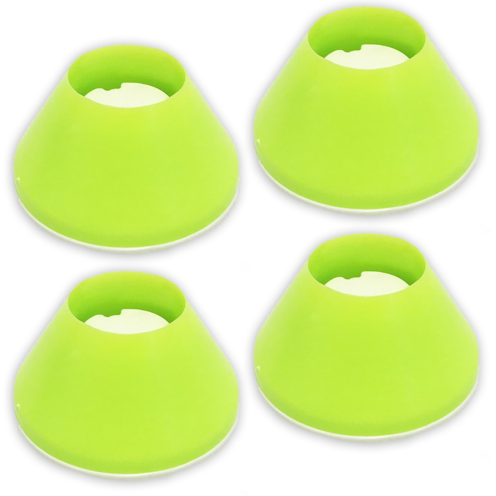 Easy Walker Coasters 4 Pack - Durable Tennis Ball Alternative, Yellow