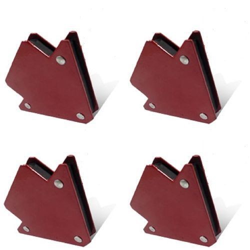(4) 3" WELDING MAGNETS MAGNET ARROW 25LB STRENGTH