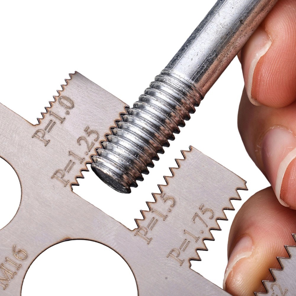 2PCS Screw Thread Pitch Gauge for Measuring Various Screw Specifications