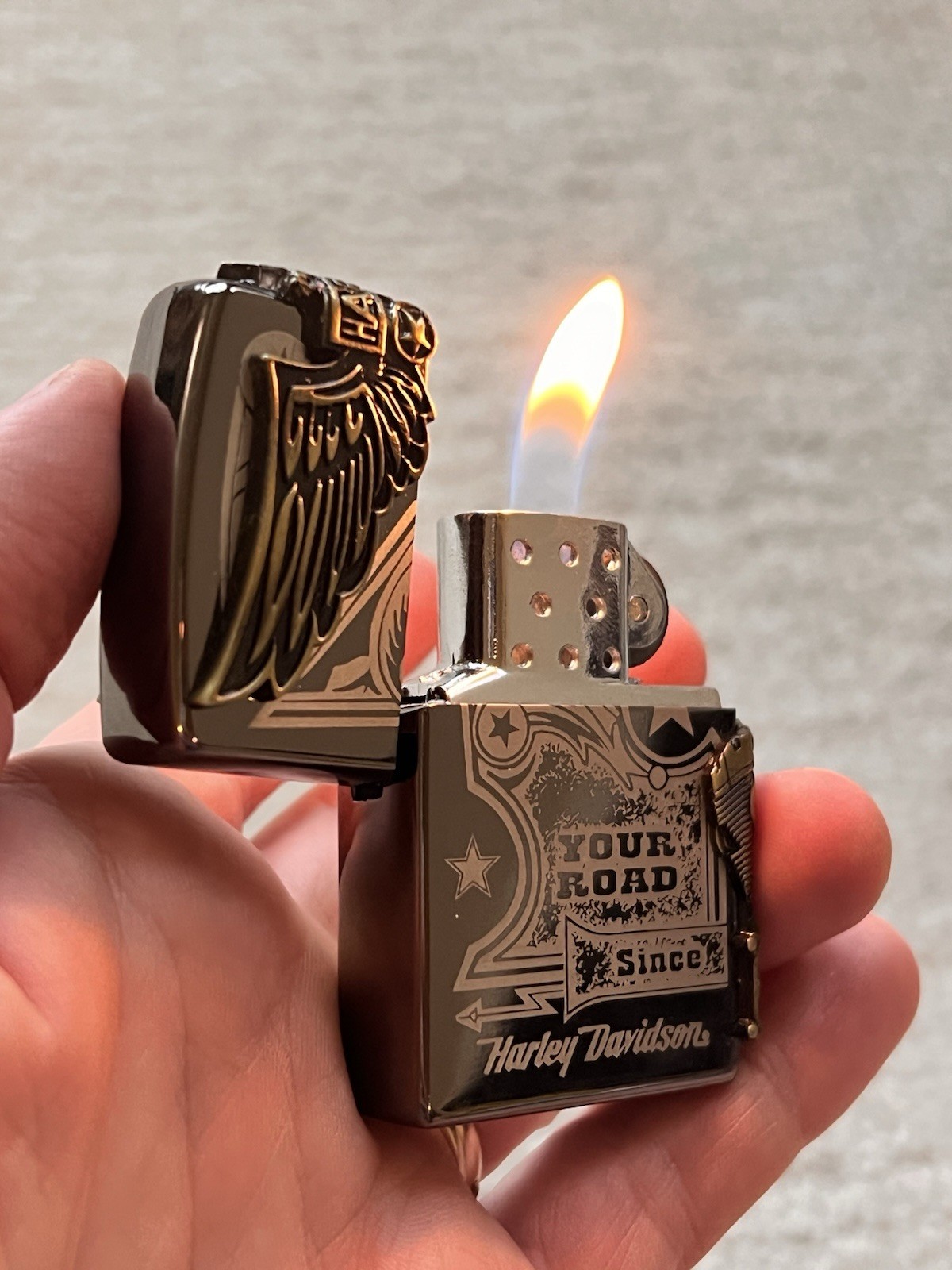 Harley Davidson Brand New Lighter Black Best Gift