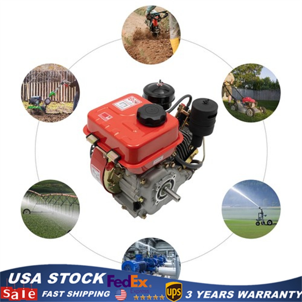 Diesel Engine 196cc 4 Stroke Single Cylinder Forced Air Cooling Diesel Engine