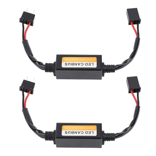 2PCS LED Headlight Decoder | H7 Canbus ErrorFree Anti Flicker Resistor | Water