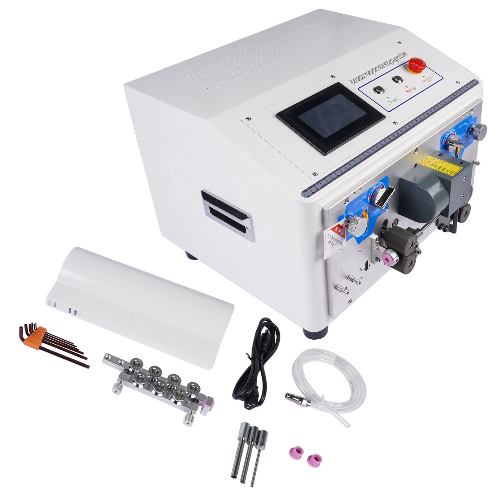 Automatic Wire Stripping Machine Cable Stripper with 4.3" Touch Screen New 110V