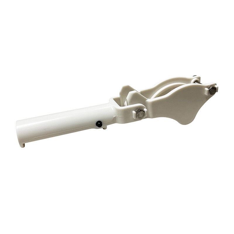 Tablet Holder for Pool Stain Remover with V-Clip Handle Swimming Pool Spa Pole