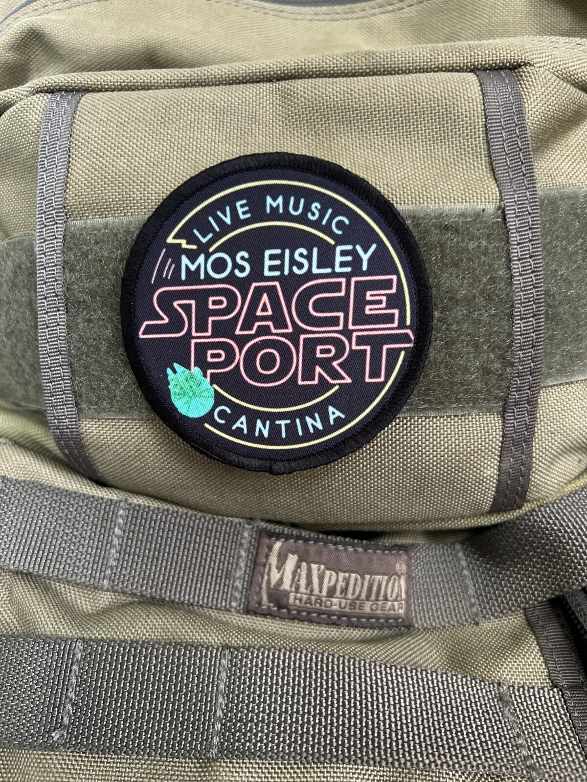 Han Solo "Shoot First" Star Wars Morale Patch.