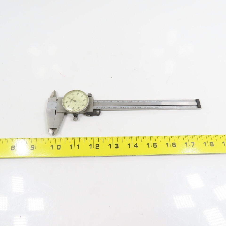 Mitutoyo 505-637-50 6" Machinist Dial Calipers