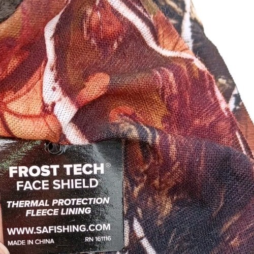 Soul Of Adventure Frost Tech Face Shield Thermal Protection Fleece Lining Camo.