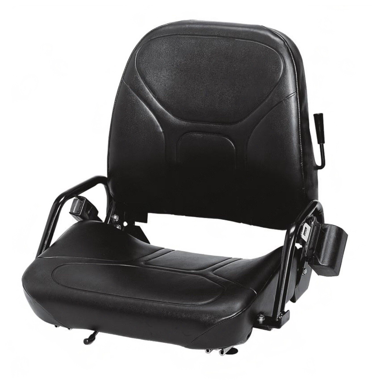 NEW KOMATSU STYLE FOLDING FORKLIFT SEAT FITS NISSAN CAT CLARK CATERPILLAR TOYOTA