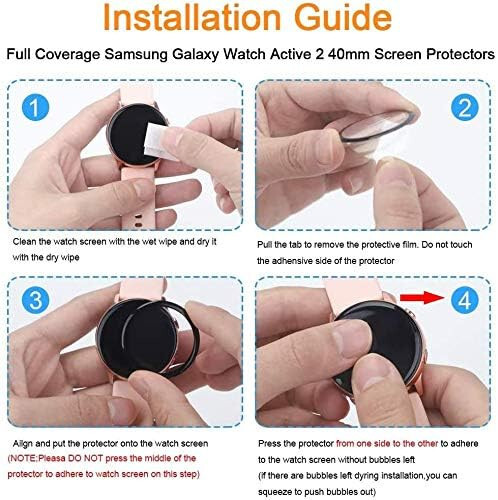 2x 3D Curved Full Coverage Soft Screen Protector For Google Pixel Watch/Watch2