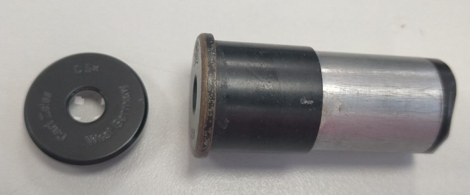 LOT OF CARL ZEISS EYEPIECES C 0,5X LENS MICROSCOPE PARTS (2p)