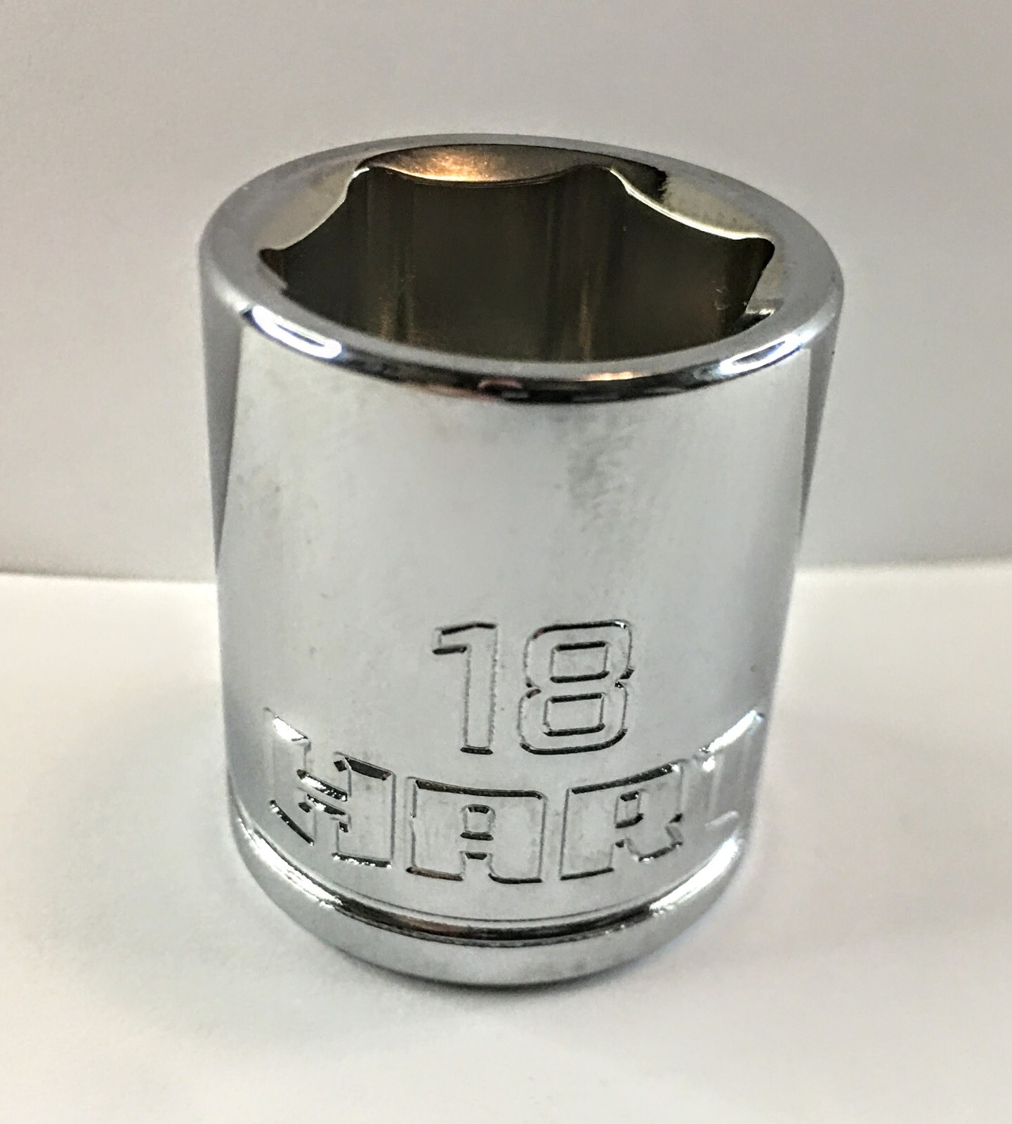 Hart  18 mm x 3/8"  Standard Socket  Chrome  6 Pt Free USA Shipping