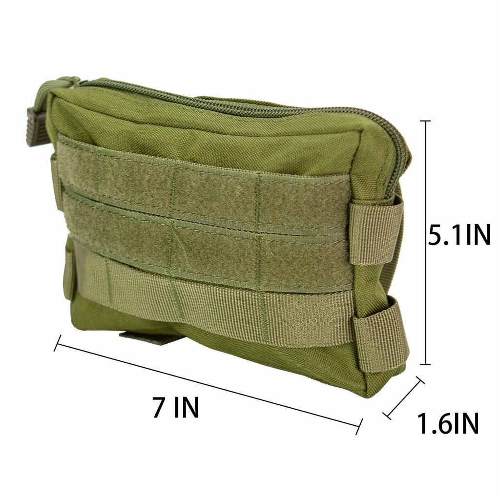 Tactical Outdoor Backpack Shoulder Strap Bag Pouch Molle Accessory Hunting Tool