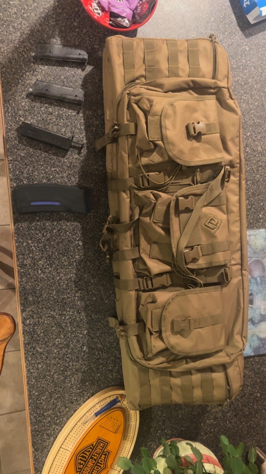 electric airsoft gun with bag and charger