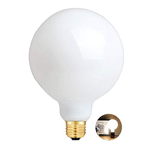 Dimmable 15W 3000K Soft White 5-inch Opal LED Globe Bulb-G40 3000k Soft White